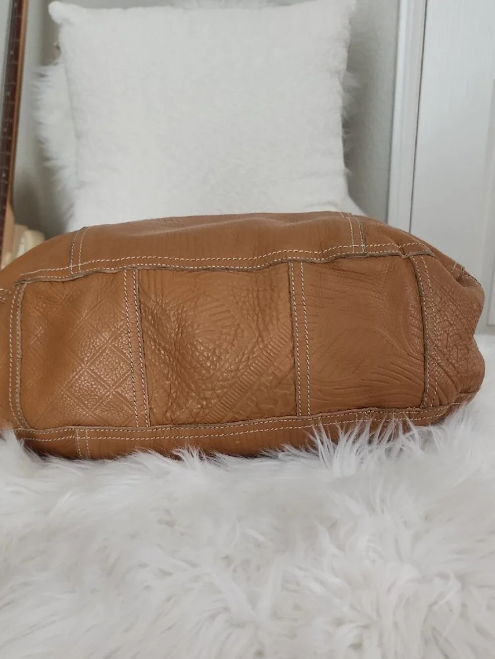 Prada Tan Hobo Bag with Rope Handle